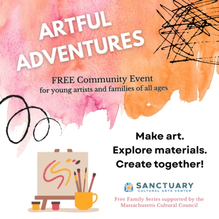 Artful Adventures at Sanctuary Main Hall - Event poster